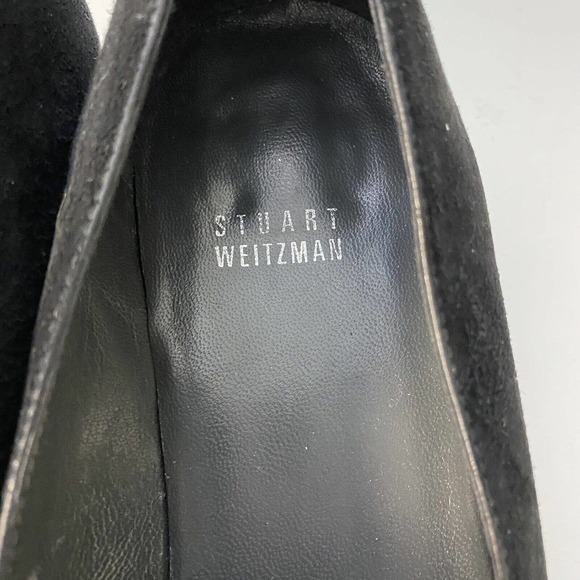 Stuart Weitzman Black Quilted Loafers - Picture 7 of 8